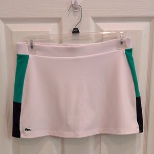 Lacoste Sport Women's White Breathable Stretch Tennis Skort Size (42) US (10/12)